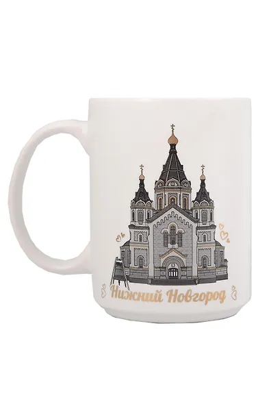 Кружка Нижний Новгород (фарфор) (500мл) (060-50-76-BL) - фото 1