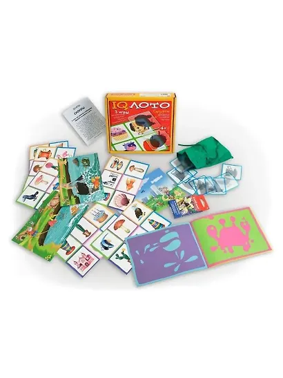 Настольная, развивающая игра, Айрис-пресс, Пластиковое лото Силуэты, комплект из трех игр - фото 4