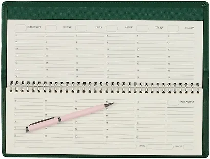 Планинг недат. 56л "Joy Book" Заколдованный лес, настольный, иск.кожа 7Б, скругл.углы, съемный тонир.блок, тисн.фольгой, евроспираль, офсет - фото 6