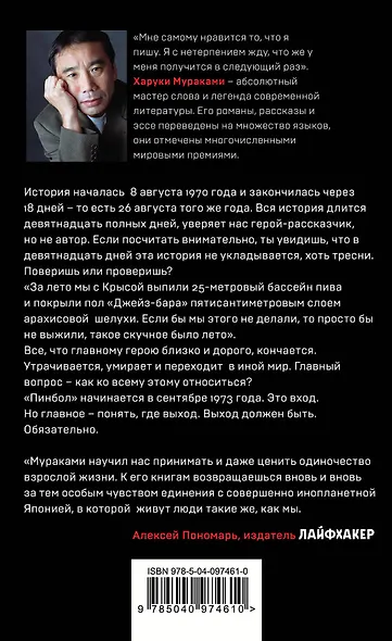 Слушай песню ветра. Пинбол 1973 - фото 2