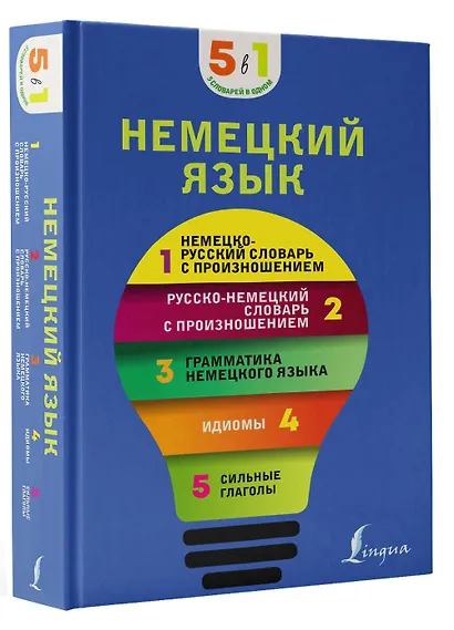 Немецкий язык. 5 в 1: немецко-русский и русско-немецкий словари с произношением, грамматика немецкого языка, идиомы, сильные глаголы - фото 3
