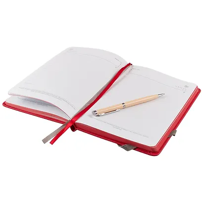 Ежедневник Escalada Be yourself, Наппа, красный, 160 листов, недатированный, А5 - фото 4