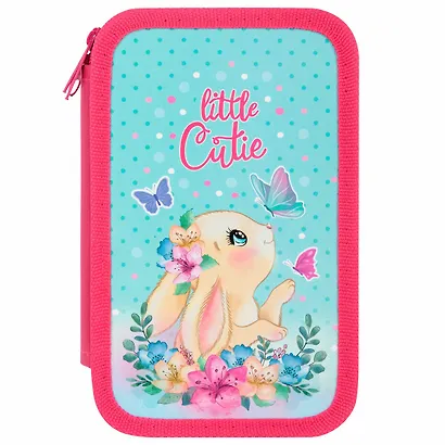 Пенал 3 отделения "Pretty bunny" 19*11 см - фото 7