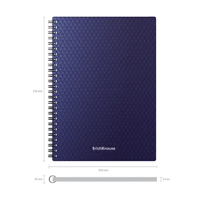 Тетрадь в клетку Erich Krause, Total Blue, 80 листов - фото 4