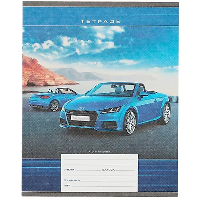 Тетрадь в клетку Hatber, "Машины", 12 листов, в ассортименте - фото 3