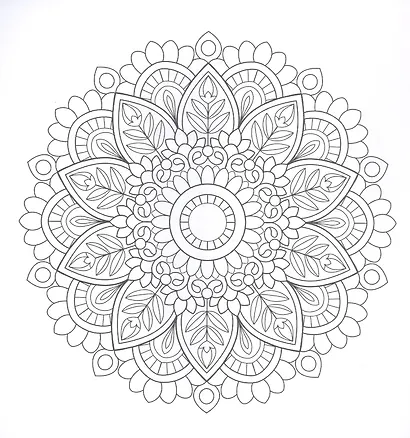 Мандалы. Осознанное питание. Раскраска-антистресс - фото 3