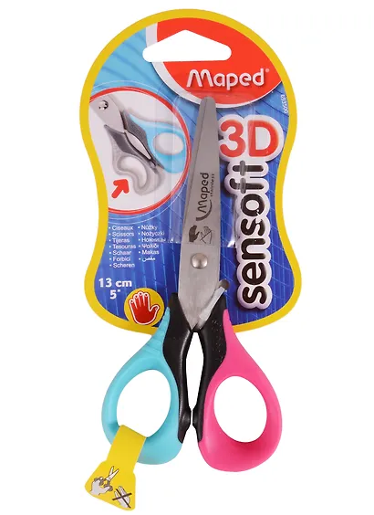 Ножницы для левшей "Sensoft" 3D, 13 см - фото 3