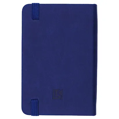 Записная книжка А7 80л лин. "Joy Book. Спелая голубика" иск.кожа, тонир.блок, скругл.углы, ляссе, резинка, карман на задн.форзаце - фото 2