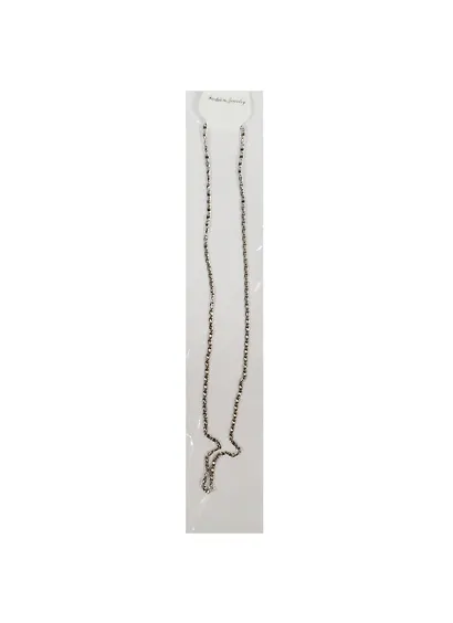 Цепочки из металла с замком Старинное серебро (OldS-050A8) (11006407) (50см) (подвес) (упаковк - фото 1