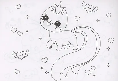 РАСКРАСКИ А5 эконом. альбомные. КОТИКИ - фото 2