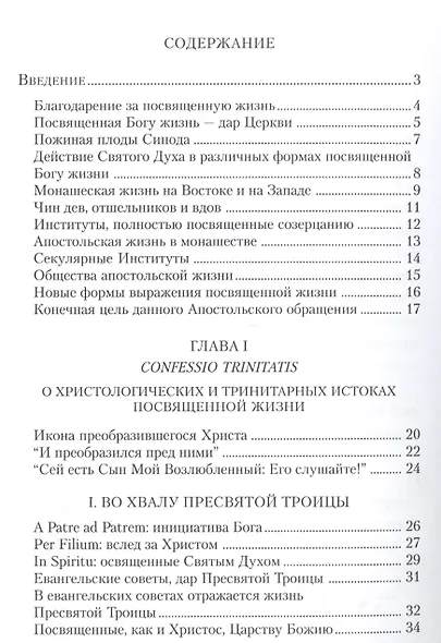 Апостольное обращение. О посвященной Богу жизни. Vita consecrata - фото 2