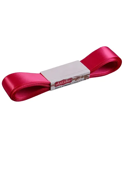 Лента атласная 2см*4 ярда, 187-azalea - фото 1