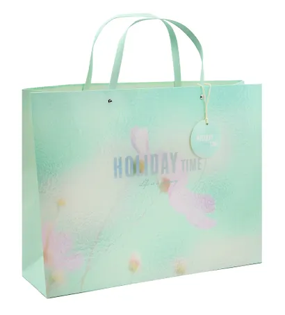 Пакет А3 32,5*44*12 "Holiday time" жен., бум.мат.ламинат - фото 1