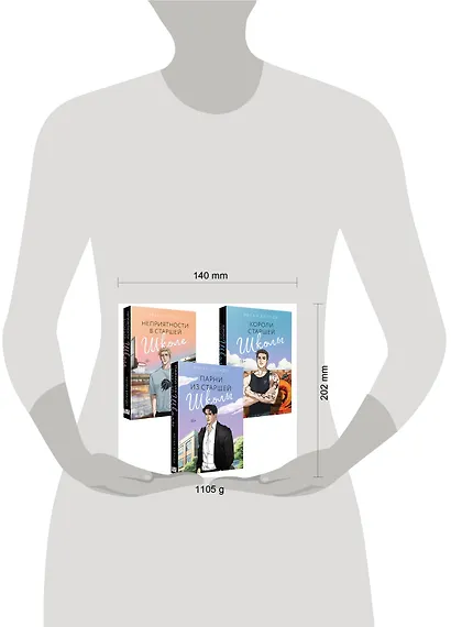 Комплект из 3-х книг (Парни из старшей школы + Неприятности в старшей школе + Короли старшей школы) - фото 4