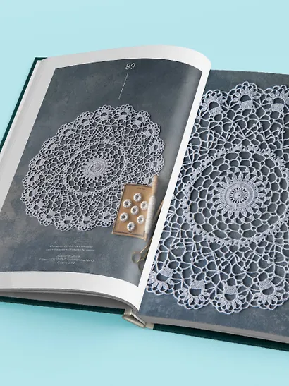 Большая книга ажурного вязания. 100 салфеток и мотивов крючком - фото 14