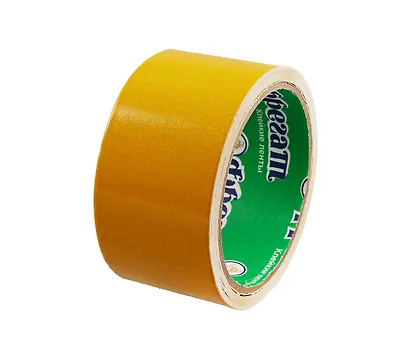 Лента клейкая 48мм*9м двусторонняя, на пропиленовой основе, подвес - фото 2