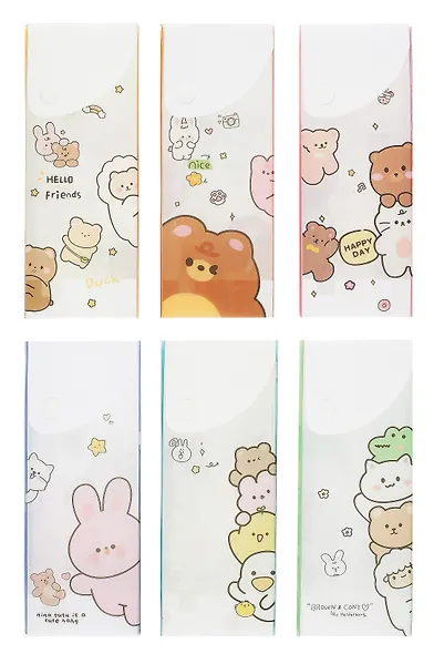 Пенал корпусный "Little animals" на кнопке, ассорти - фото 1