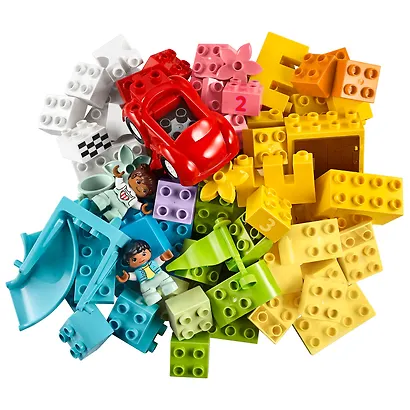 LEGO DUPLO: Большая коробка с кубиками, 85 деталей (10914) - фото 4