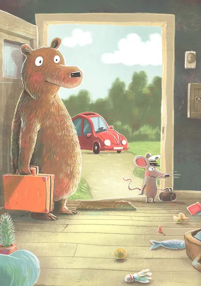 Заяц Гибискус и его большой друг - фото 2