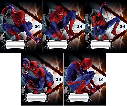 Тетрадь в линейку Disney «Spider -man» в ассортименте, 24 листа - фото 1