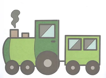 Транспорт. Раскрась по образцу - фото 3