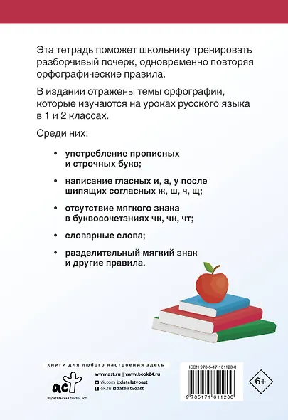 Тетрадь-тренажёр по чистописанию: пишем грамотно - фото 2