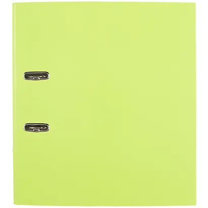 Папка архивная 50мм А4 "Neon" арочн.механизм, желтый - фото 2