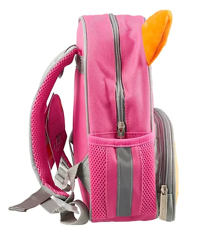 Рюкзак 1 отделение "Лисичка" 29*25*11, розовый, мягкий, Каляка-Маляка - фото 2