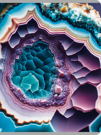 Тетрадь в клетку Listoff, "Самоцветы", А4, 80 листов - фото 1