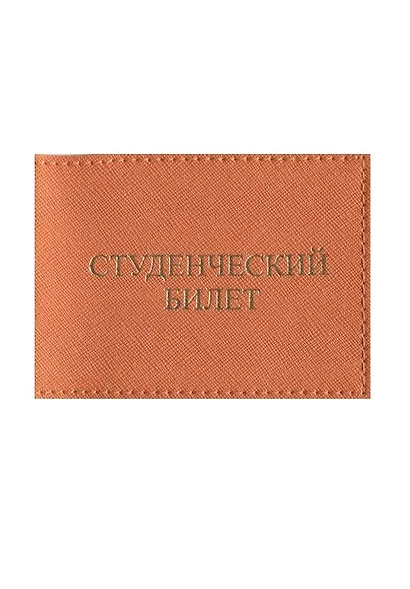 Обложка на студенческий билет, оранжевая - фото 3