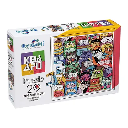 Пазл "Коты", 29 элементов - фото 1