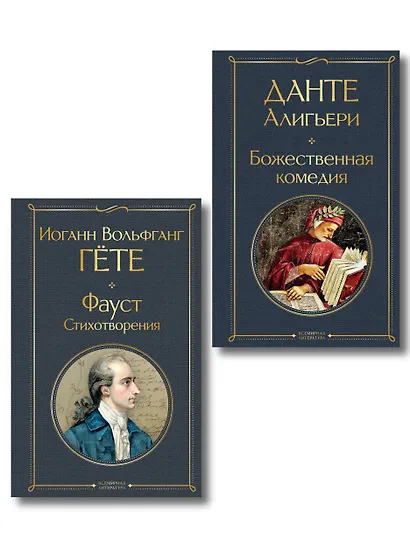 Комплект Путешествие сквозь вечность (из 2-х книг Божественная комедия и Фауст. Стихотворения ) - фото 1