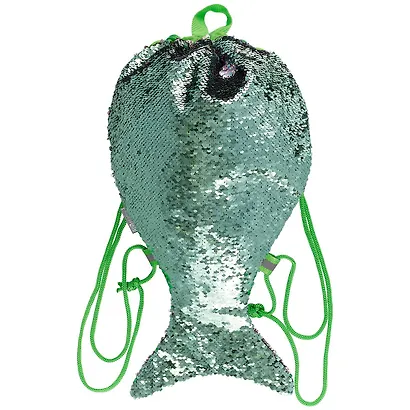 Мешок для сменной обуви «Хвост русалки», зелёно-фиолетовый - фото 2