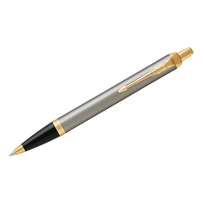 Ручка подарочная шариковая синяя, IM Brushed Metal GT, Parker - фото 9