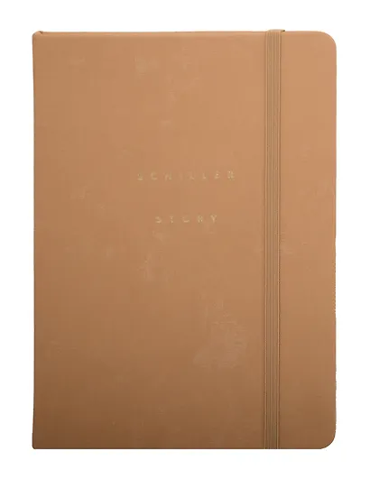 Книга для записей "Suede" А5, 80 листов в линейку, бежевый, Schiller - фото 7