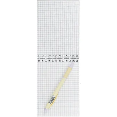 Блокнот А6 120л кл. "Киви" гребень, сплошной УФ-лак, белый офсет 60г/м2 - фото 2