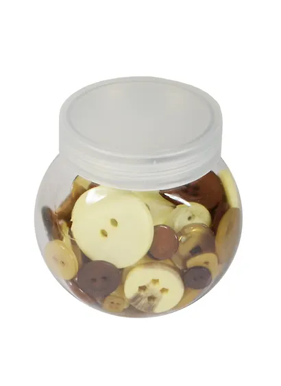 Пуговицы 75гр коричневый микс (B005) - фото 1