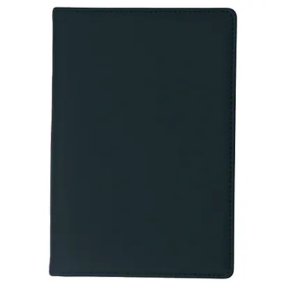 Ежедневник дат. 2026г. А5 176л "MAPLE" черный, 7Б, иск.кожа, обл.поролон, тв.переплет, тонир.блок, скругл.углы, ляссе, инд.уп - фото 4