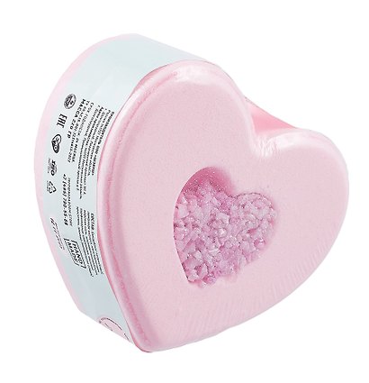 Бомбочка для ванны с солью и шиммером Silk love bomb pink (250г) (B14B003) - фото 1
