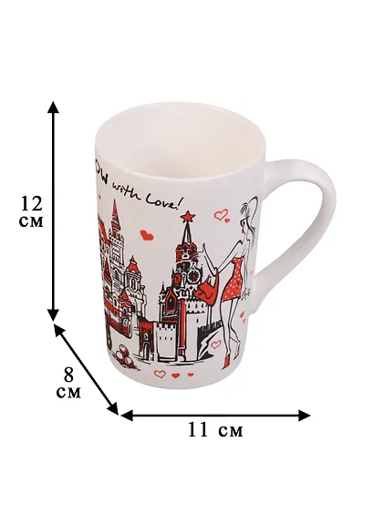 Кружка From Moscow with love (фарфор) (065-4-19-eng) - фото 2