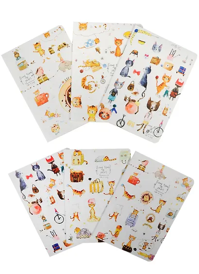 Записная книжка «Жизнь кота», линейка, 20 листов, B7 - фото 6