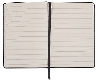 Книга для записей А5 80л лин. "Let`s talk", черная, ткан.обл., Schiller - фото 4