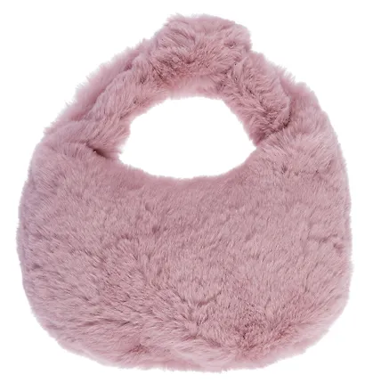 Сумочка плюшевая Розовая (29х34) ( 12-38092-202405-B11) - фото 1