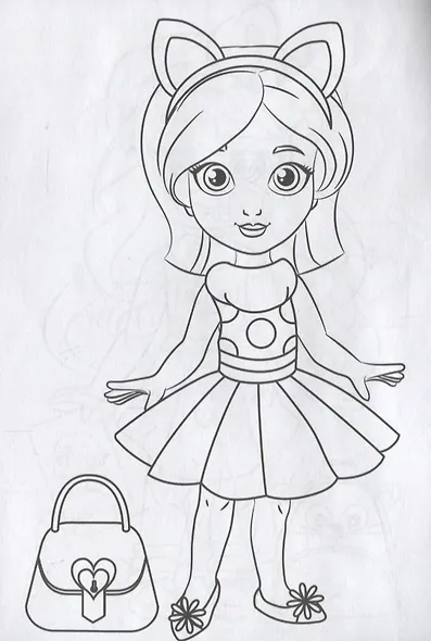 Раскраска «Модная вечеринка» - фото 2