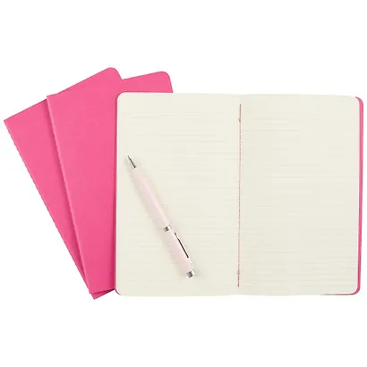 Записная книжка Moleskin Cahier Journal Large, 3 шт, розовый нео, 40 листов, А5 - фото 4
