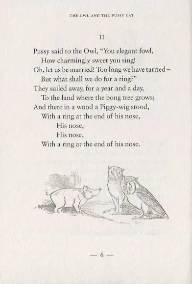 The Owl and the Pussy Cat and Other Nonsense Poetry - фото 3