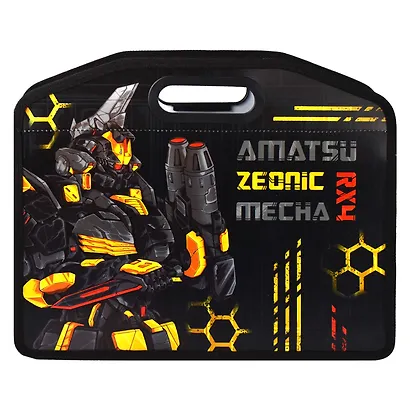 Папка для тетрадей А4 "Кибер" полипропилен, 37*30*11 см, молния, дно с расширением - фото 2