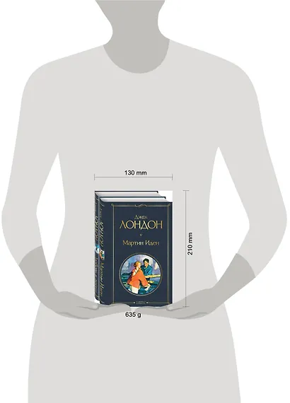 Набор "Самые известные произведения Дж. Лондона: роман и рассказы" (из 2-х книг "Мартин Иден" и "Любовь к жизни") - фото 6