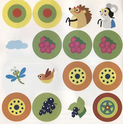 Круглые многоразовые наклейки. Выпуск 3 - фото 2