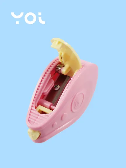 Точилка 1 отверстие, "Spaceship" с кнопкой, в ассортименте, Yoi - фото 2